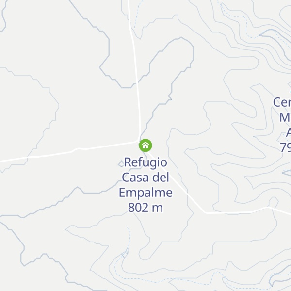 Map of Refugio Casa del Empalme