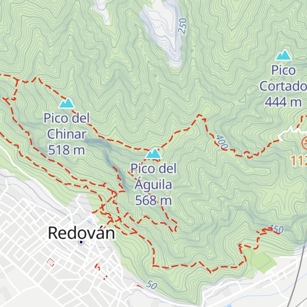 Map of Pico del Águila