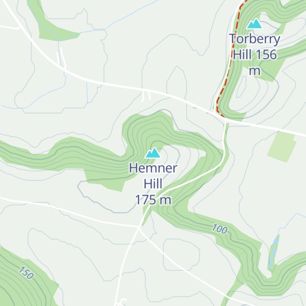 Map of Hemner Hill