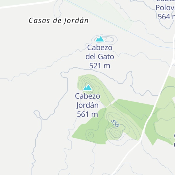 Map of Cabezo Jordán