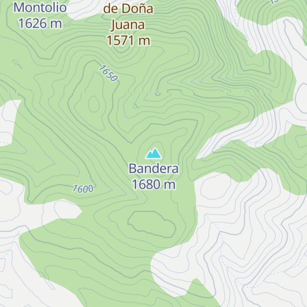 Map of Bandera