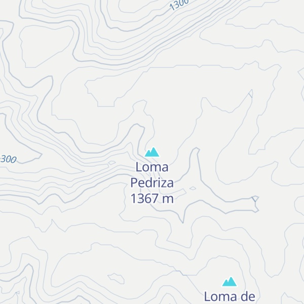 Map of Loma Pedriza