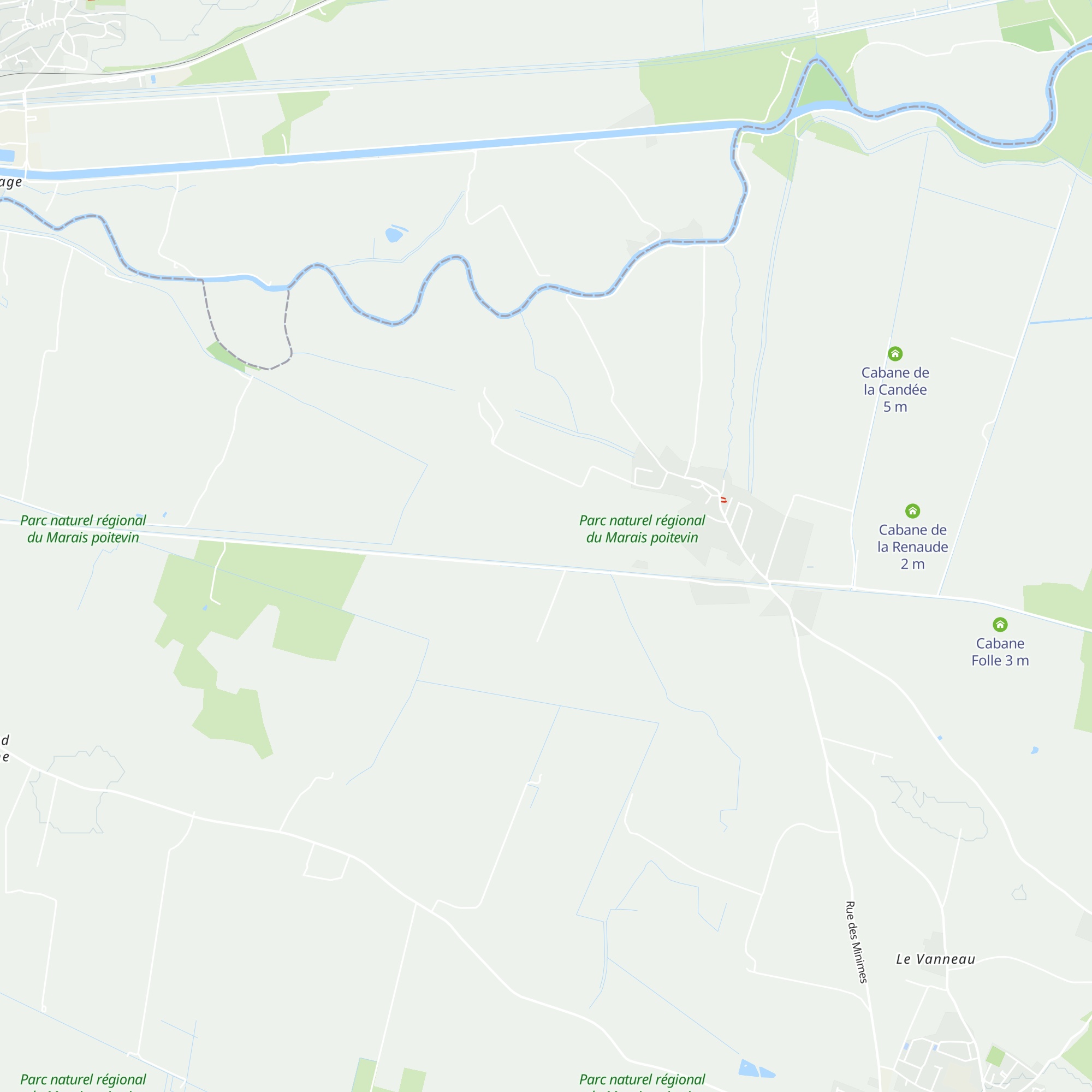 Cabane de Pretebeau map