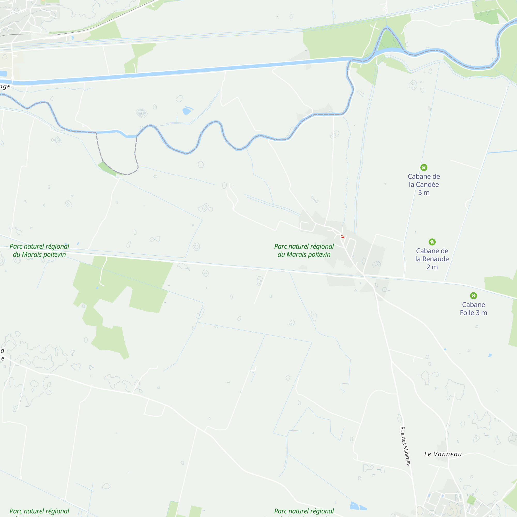 Cabane de Pretebeau map