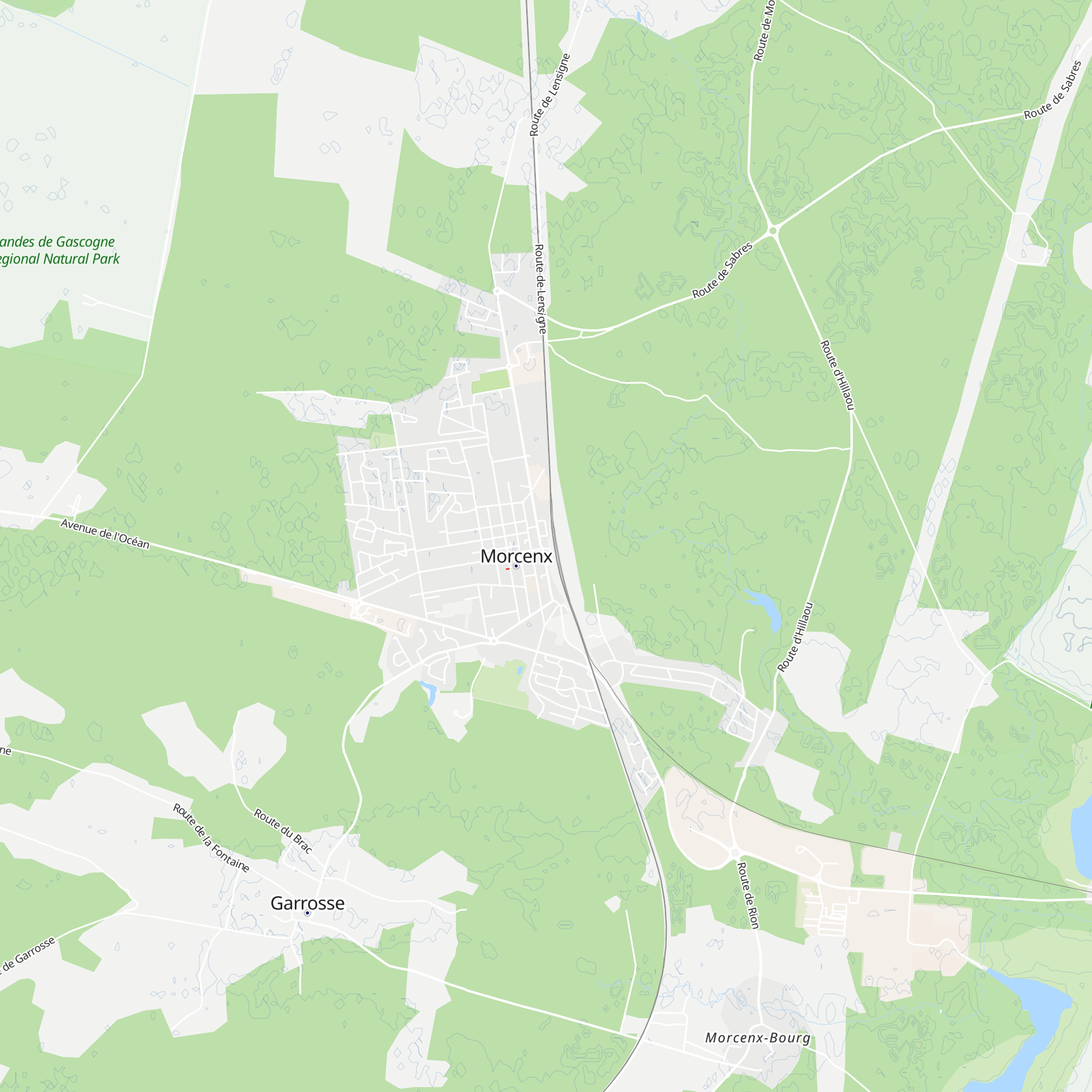 Office du tourisme du Pays Morcenais map