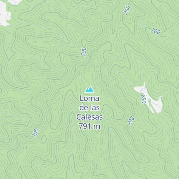 Map of Loma de las Calesas