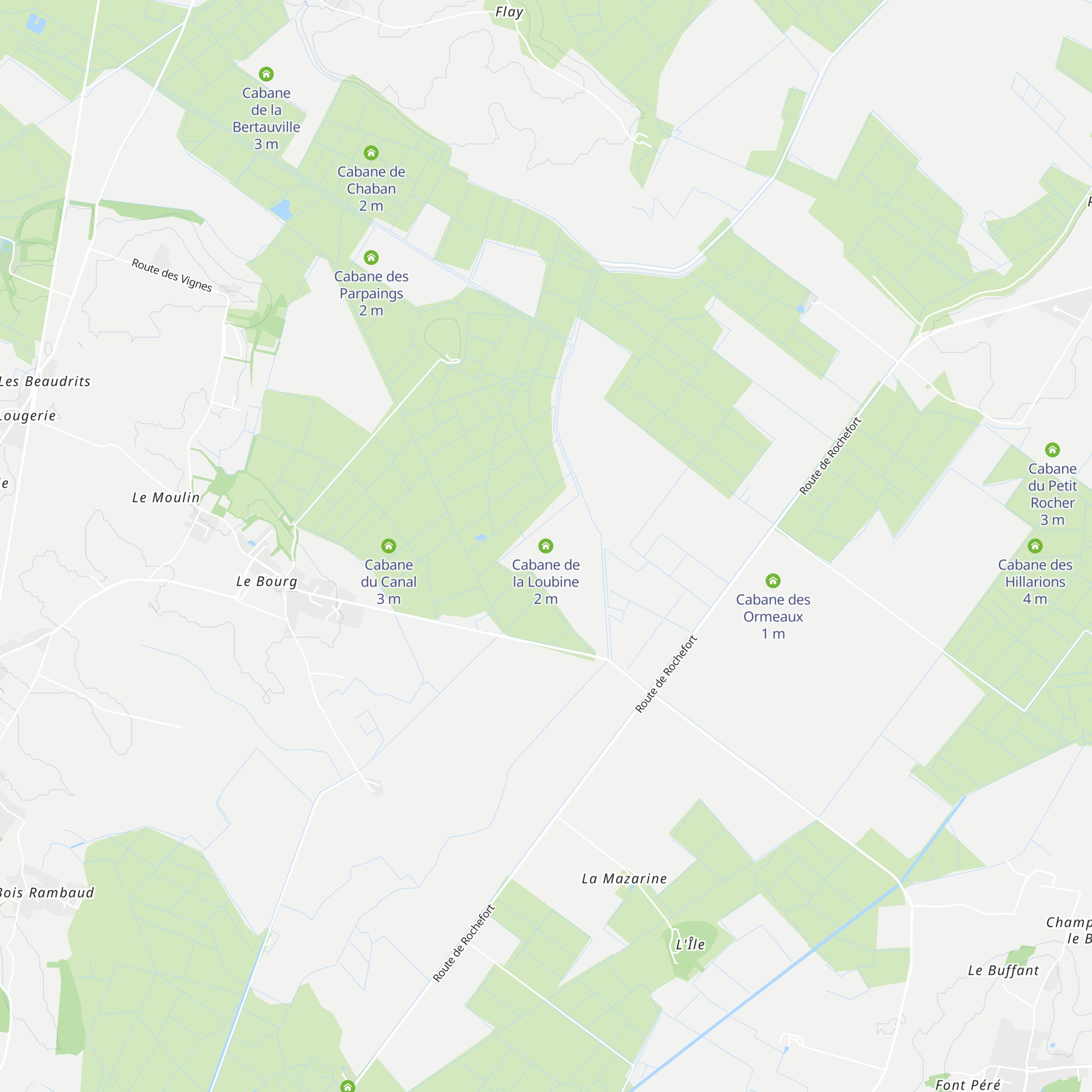 Cabane de la Loubine map