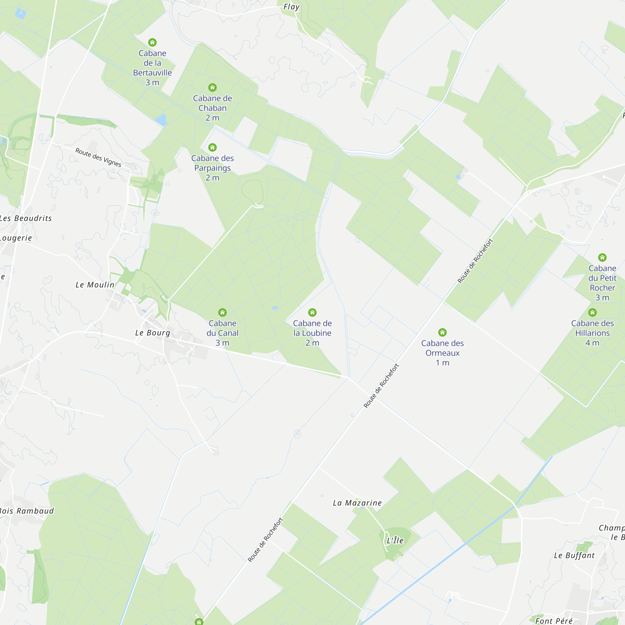 Cabane de la Loubine map
