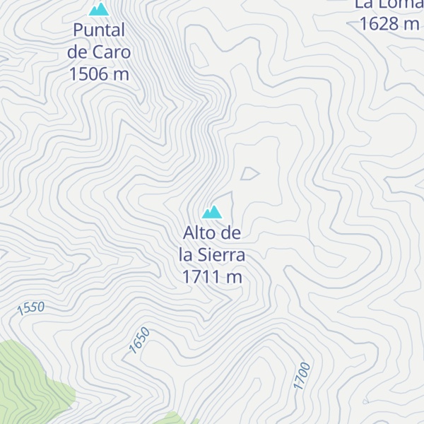 Map of Alto de la Sierra