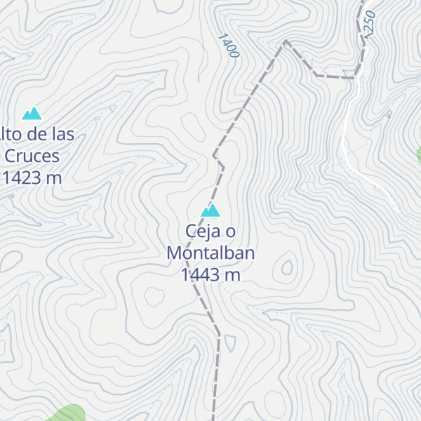 Map of Ceja o Montalban