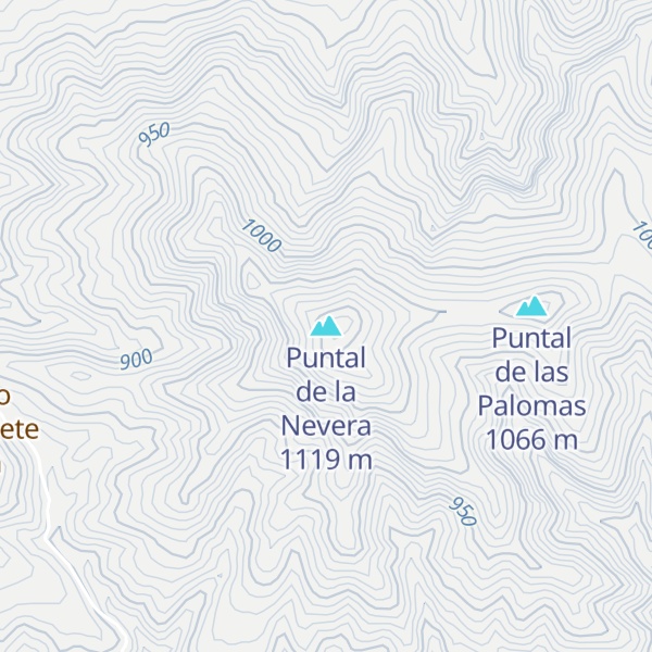 Map of Puntal de la Nevera