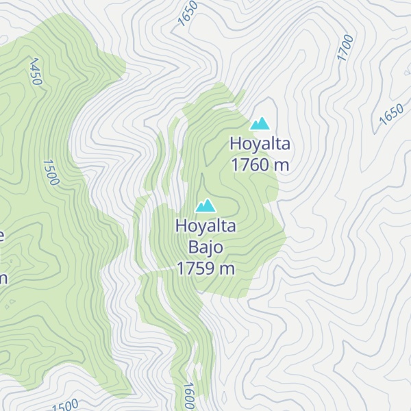 Map of Hoyalta Bajo