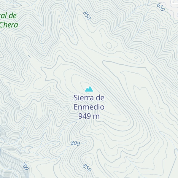 Map of Sierra de Enmedio