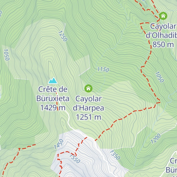 Map of Cayolar d'Harpea