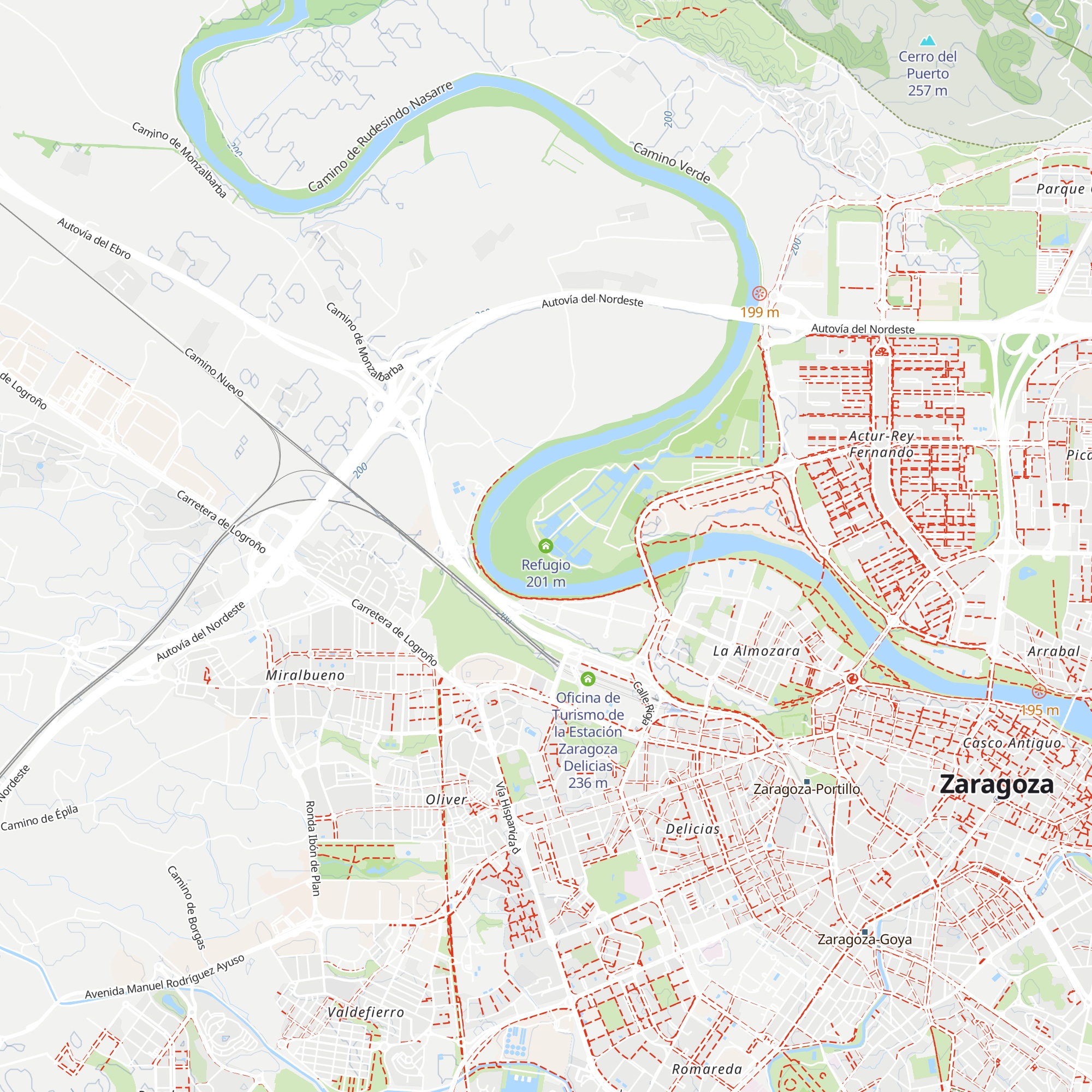 Refugio map