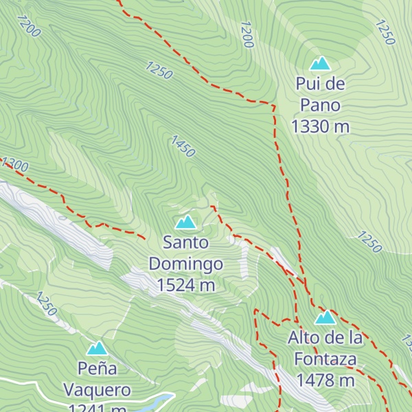 Map of Refugio de Santo Domingo