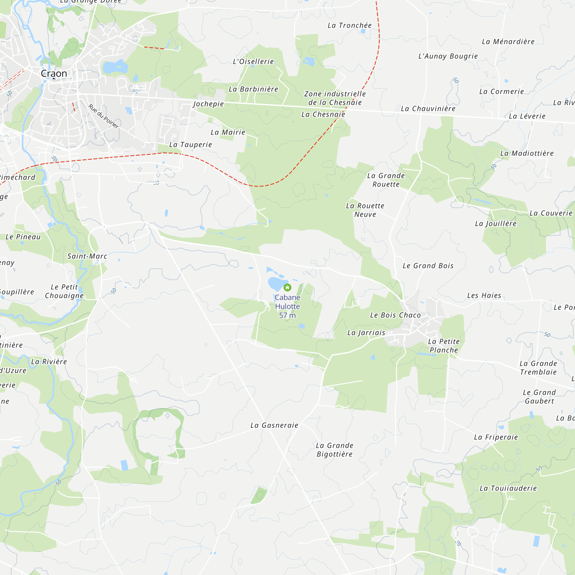 Cabane Hulotte map