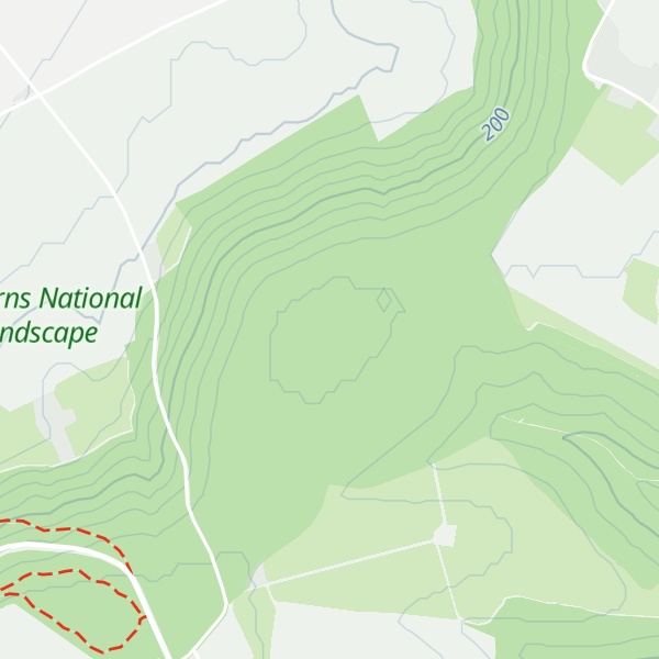 Map of Kingston Hillock