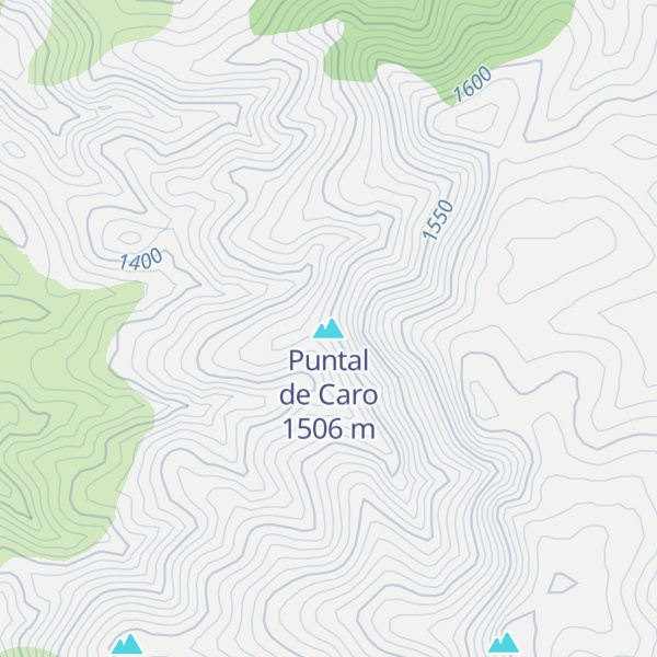 Map of Puntal de Caro