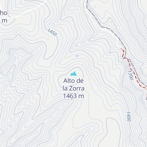 Map of Alto de la Zorra