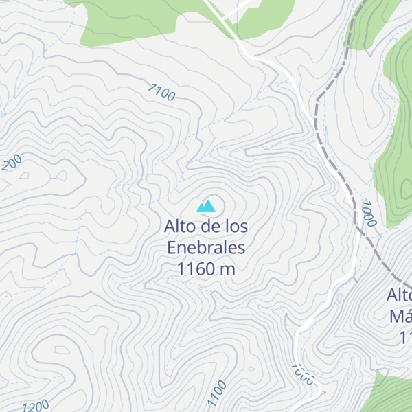 Map of Alto de los Enebrales