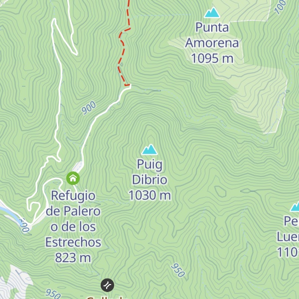 Map of Puig Dibrio