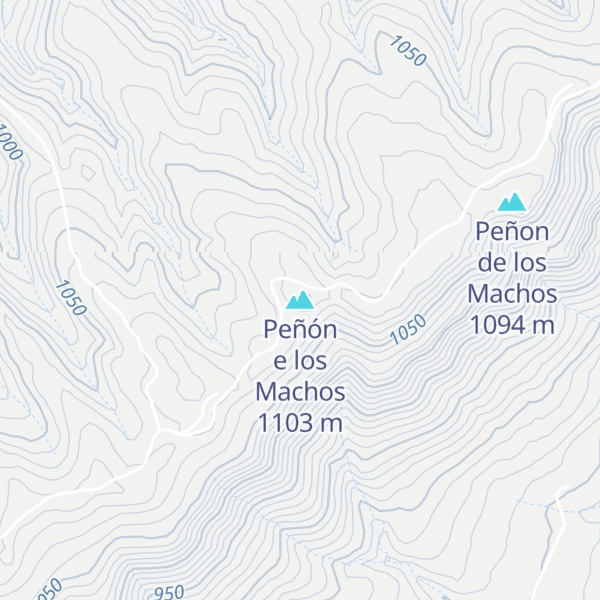 Map of Peñón e los Machos