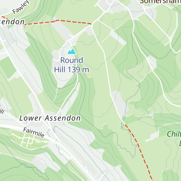 Map of Great Hill