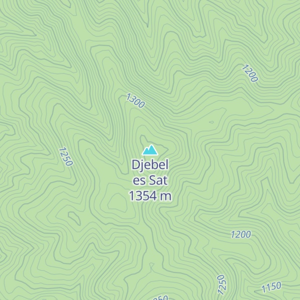Map of Djebel es Sat