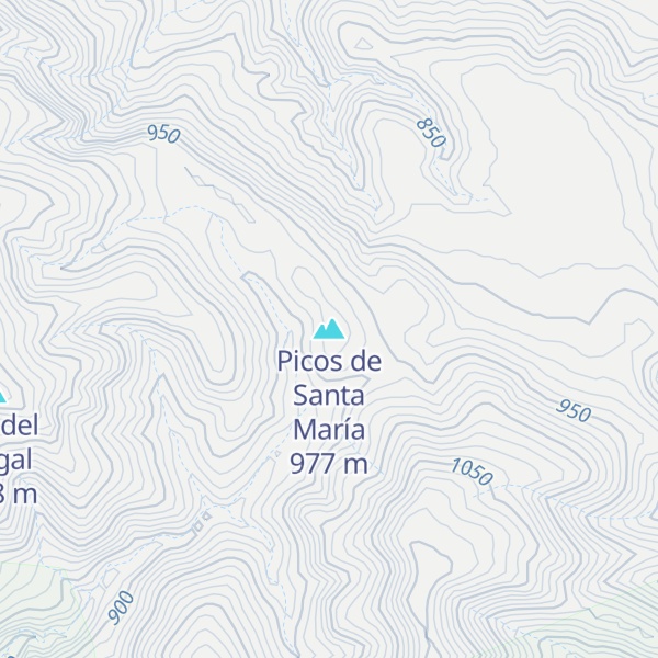 Map of Picos de Santa María