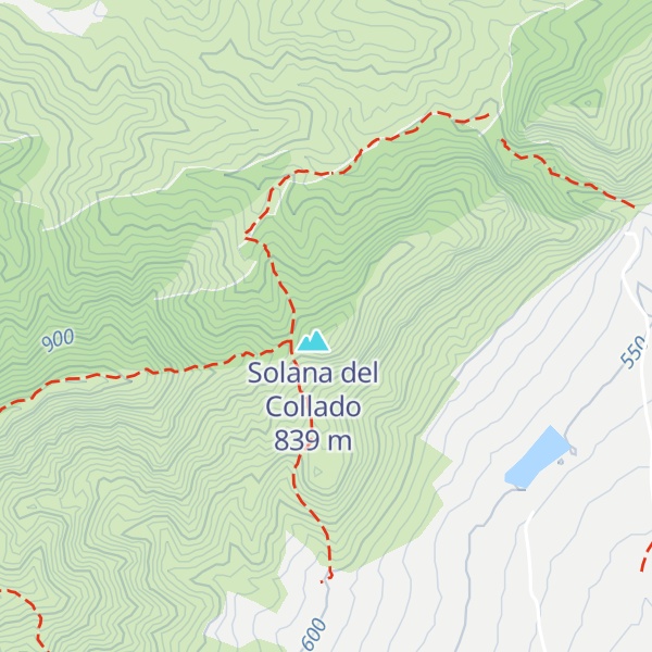 Map of Monte Cavanegra