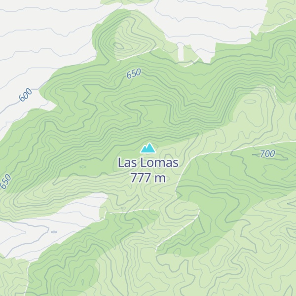 Map of Las Lomas
