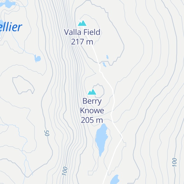 Map of Berry Knowe