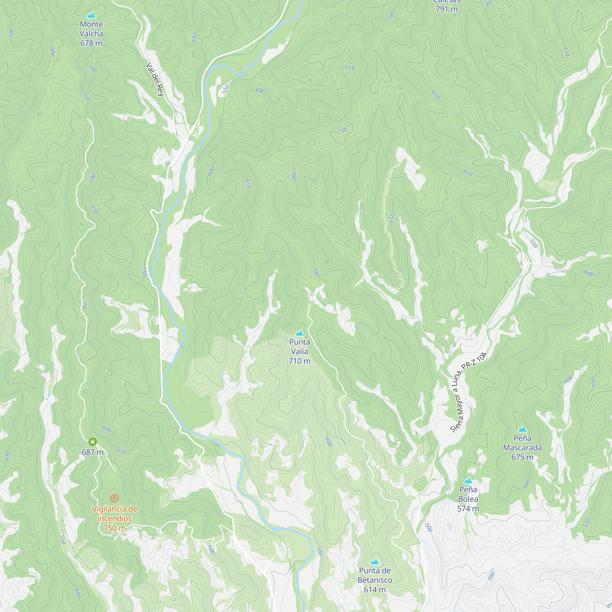 Corral de Milhombres map