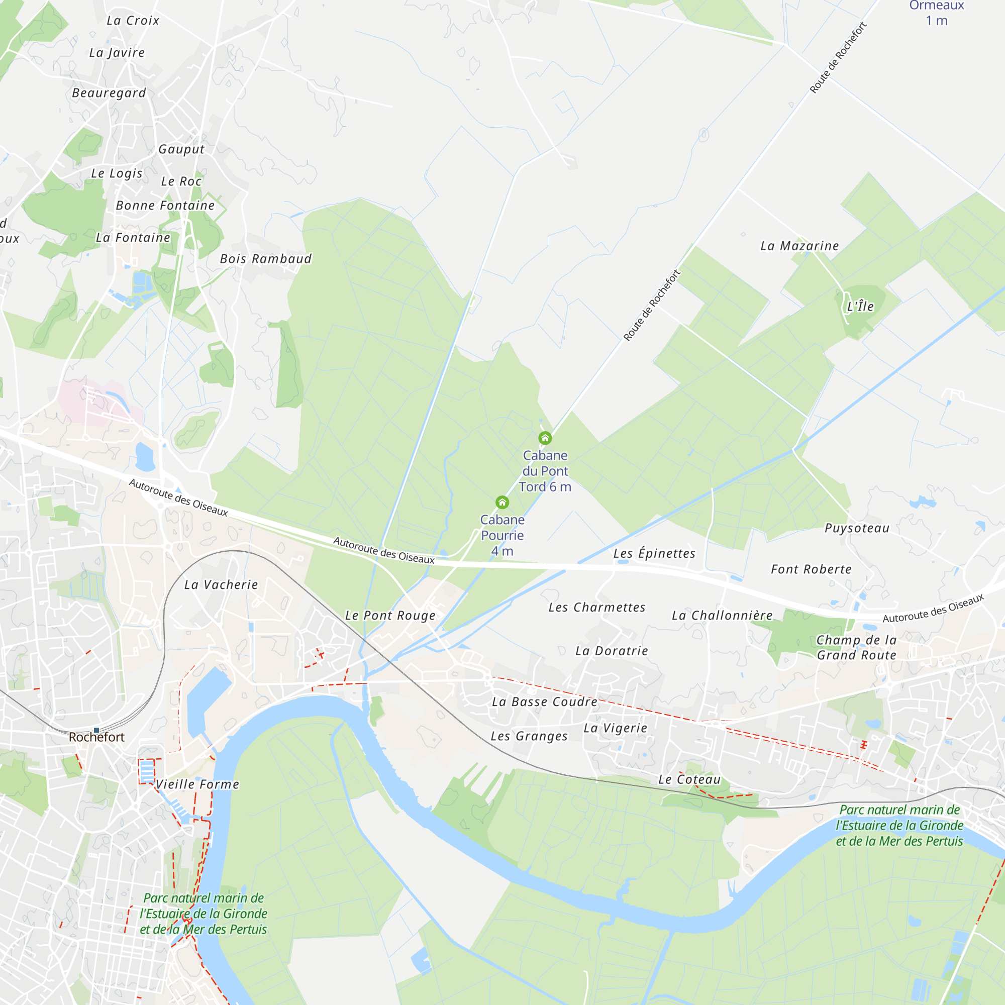 Cabane Pourrie map