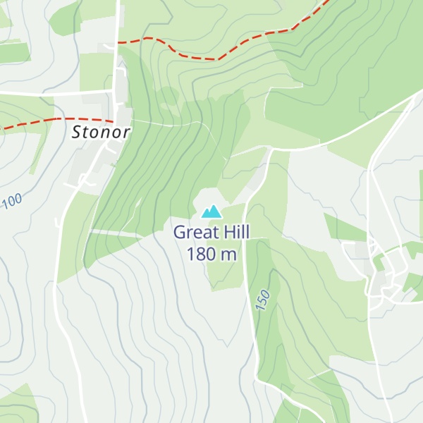 Map of Great Hill