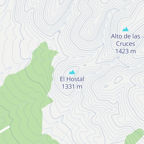 Map of El Hostal