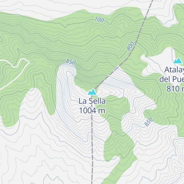 Map of La Sella