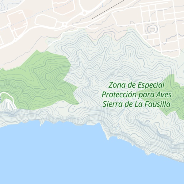 Map of Peñarroya