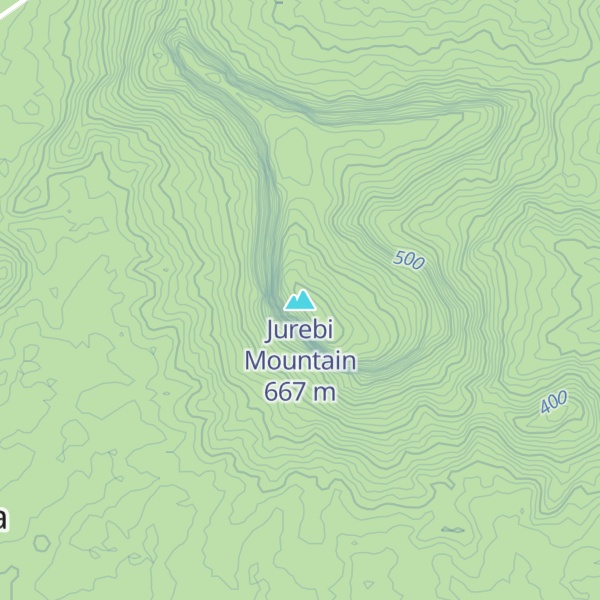 Map of Jurebi Mountain