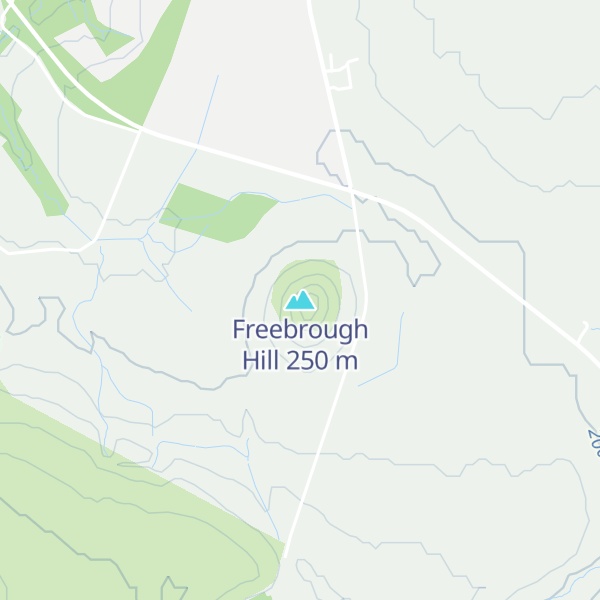 Map of Freebrough Hill