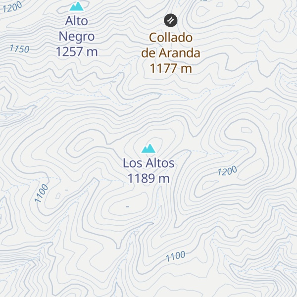 Map of Los Altos