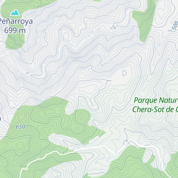 Map of Cerro de Cubillas
