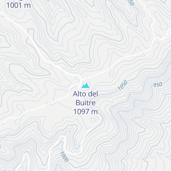 Map of Alto del Buitre