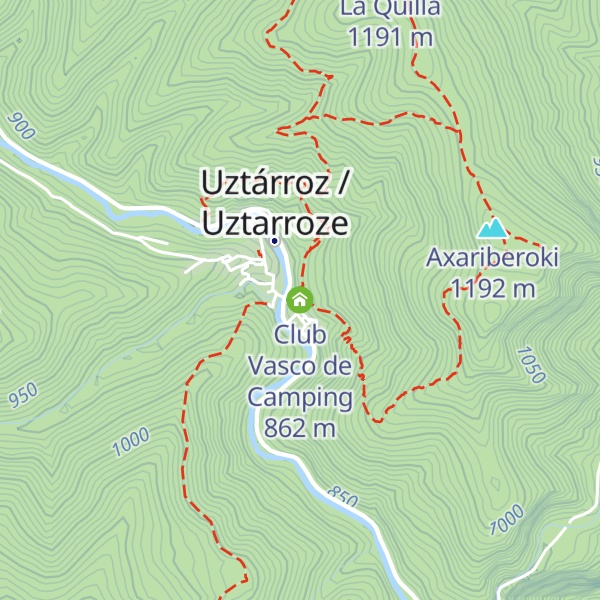 Map of Club Vasco de Camping