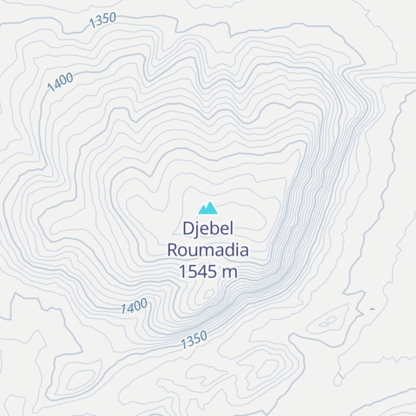 Map of Djebel Roumadia