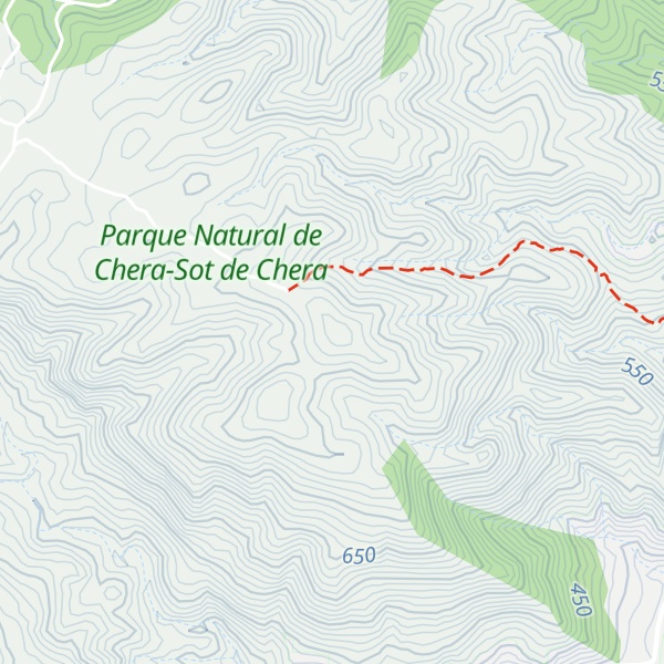 Map of Las Cimas