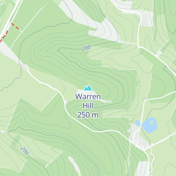 Map of Warren Hill
