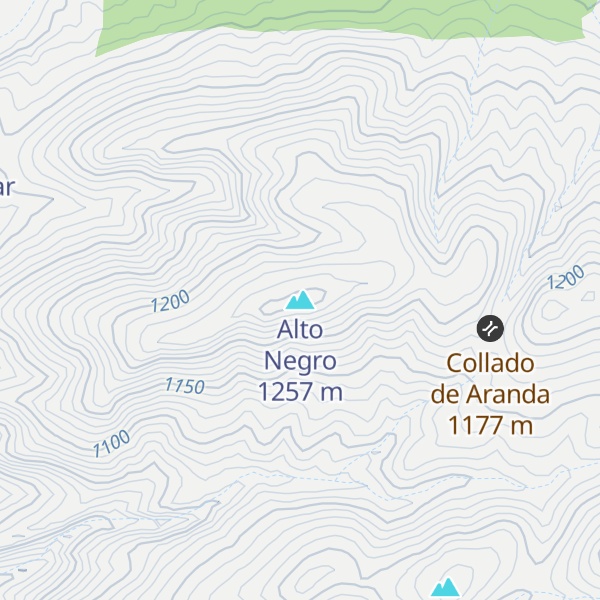 Map of Alto Negro