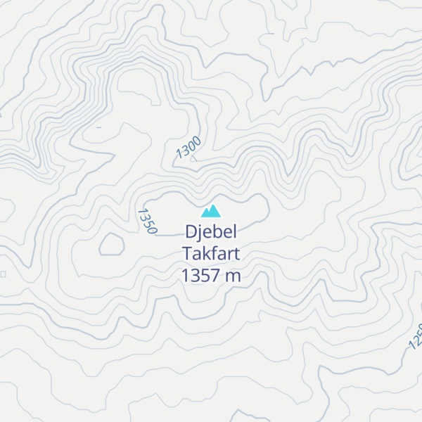 Map of Djebel Takfart